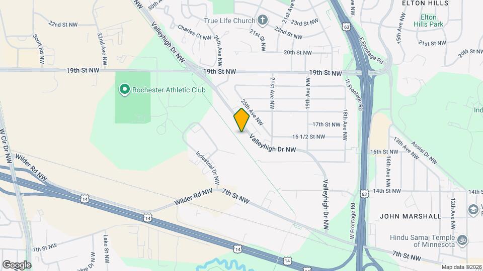 2220 Valleyhigh Dr NW, Unit E101 Map and Location Details