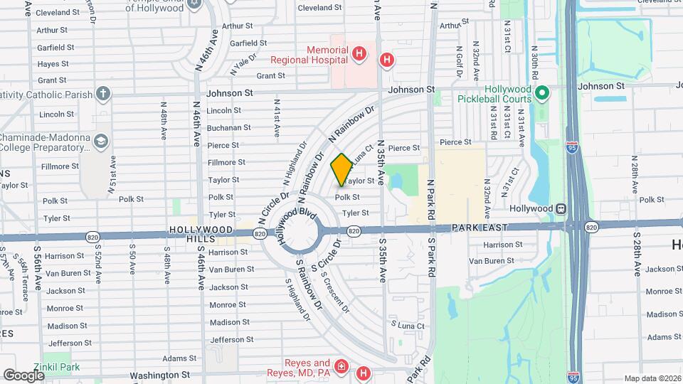 3705-3711-3711 Polk St Mapa y Detalles de la Ubicación