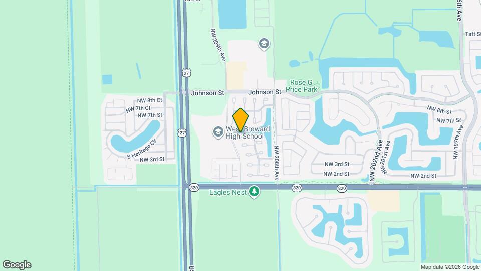 20875 NW 4 St Map and Location Details