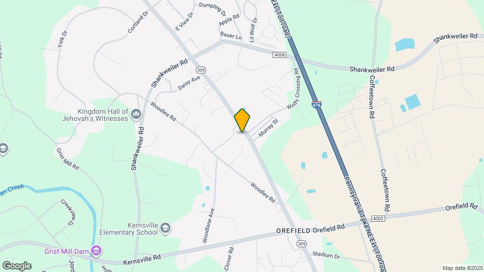 3210 PA-309 Map and Location Details