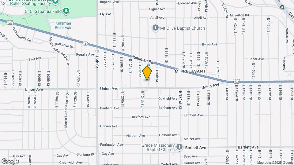 3470 E 125th St Map and Location Details