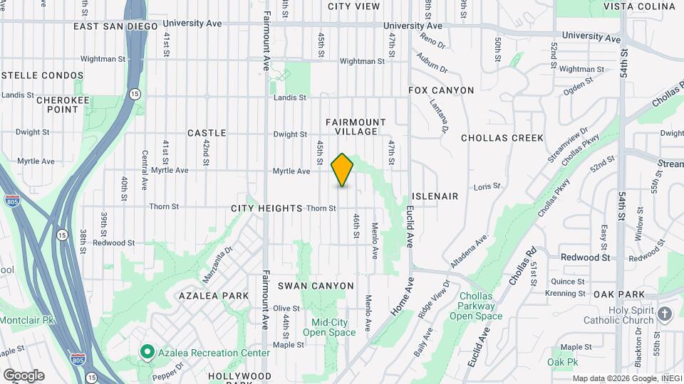 3343 Chamoune Ave Map and Location Details