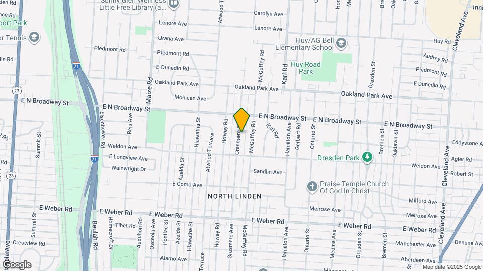 3092 Grasmere Ave Map and Location Details