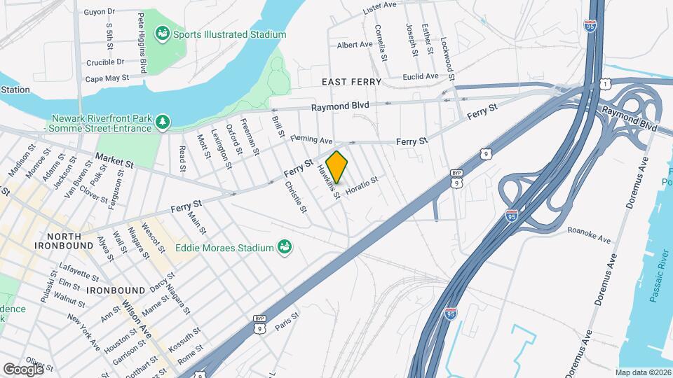 46 Hawkins St Map and Location Details