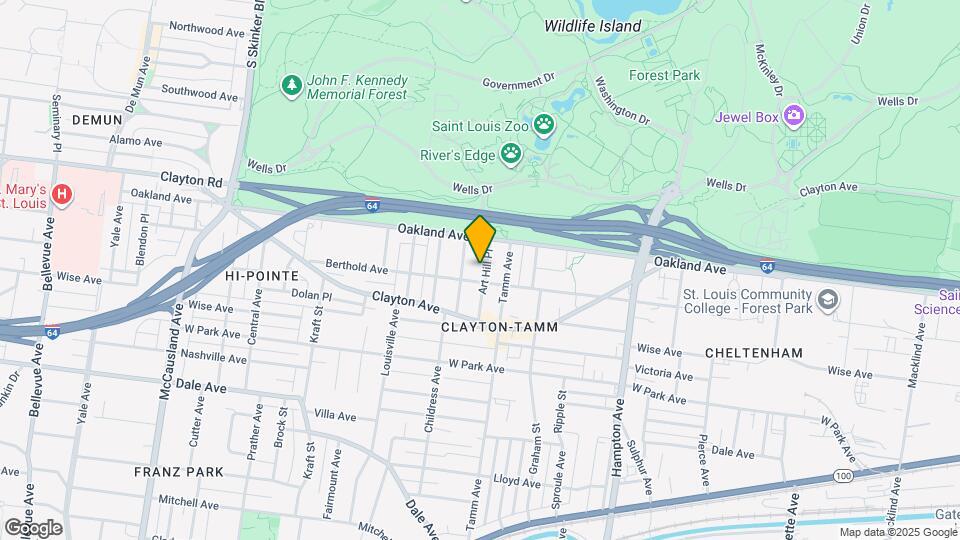 1031 Art Hill Pl Map and Location Details