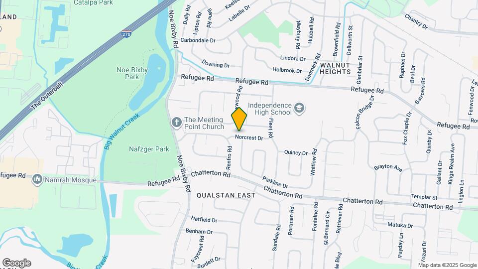 5040 Norcrest Dr Mapa y Detalles de la Ubicación