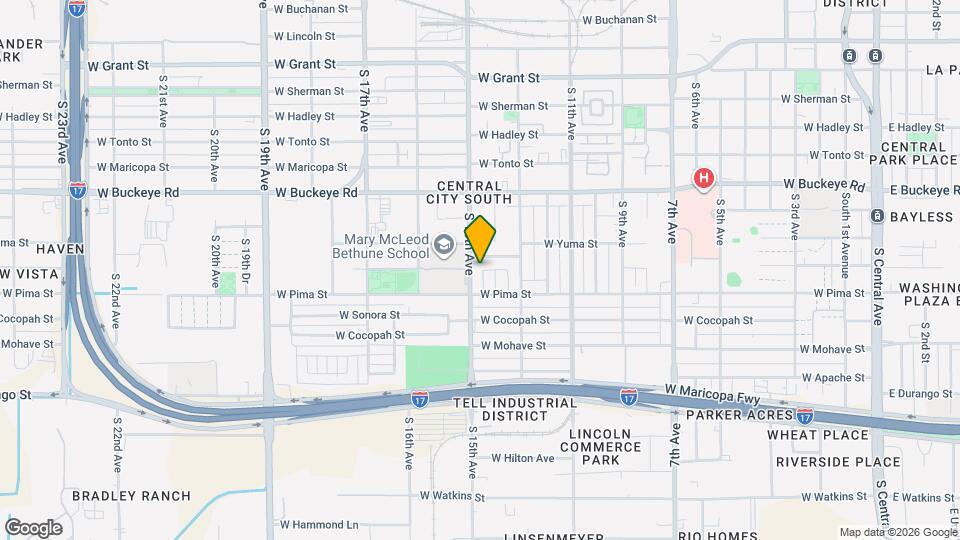 1429 S 15th Ave Map and Location Details