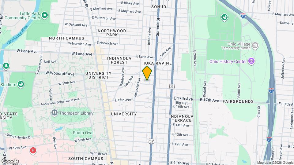 242 E 18th Ave Mapa y Detalles de la Ubicación