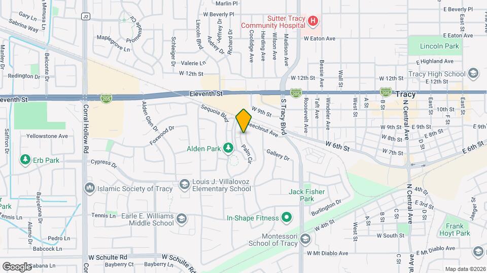 830 Palm Cir Map and Location Details