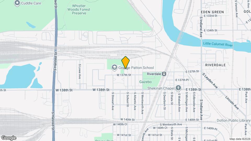 13622 S School St Map and Location Details