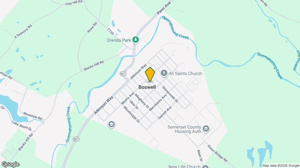 314 Center St Map and Location Details