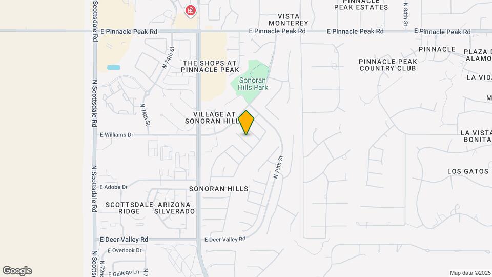 7694 E Manana Dr Map and Location Details