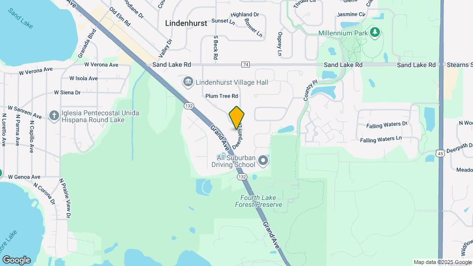 608 Deerpath Dr Map and Location Details