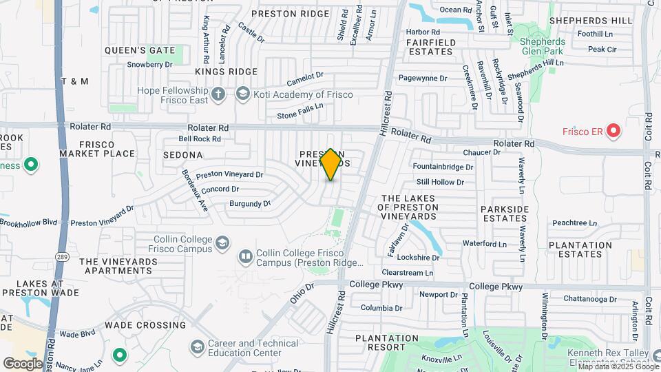 6908 Chateau Dr Map and Location Details