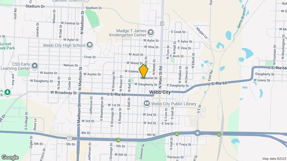 210 N Liberty St Map and Location Details