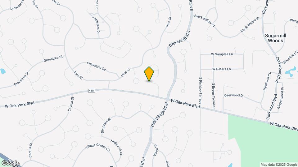 9322 S DEER Pk Dr Map and Location Details