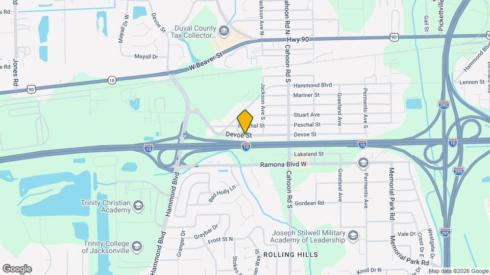 8264 Devoe St Map and Location Details