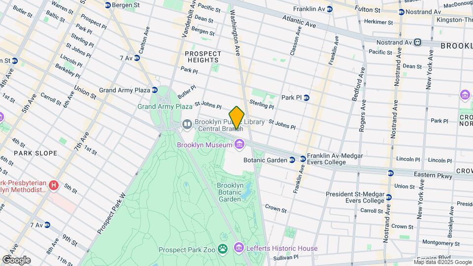 159 Eastern Parkway Map and Location Details