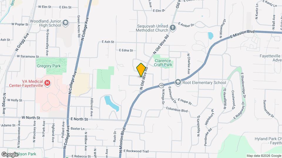 1511 N Old Wire Rd Map and Location Details