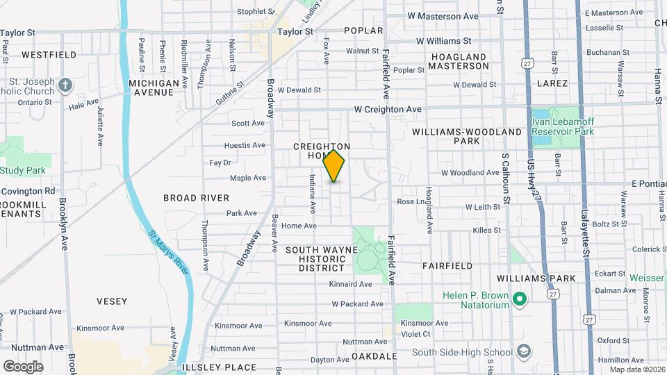 2639 Fox Ave Map and Location Details