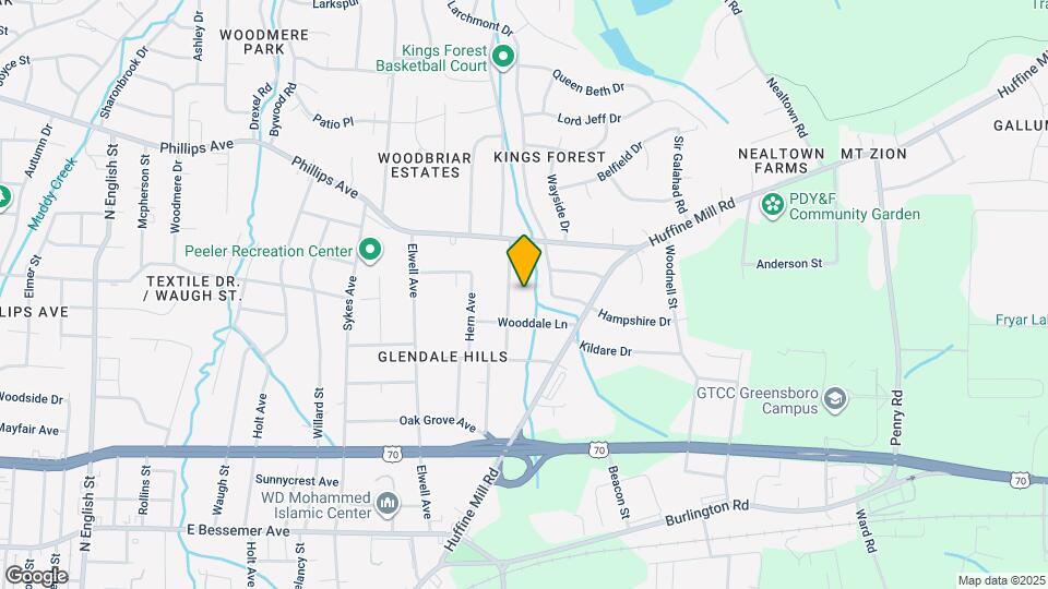 1210 Valley View St Map and Location Details