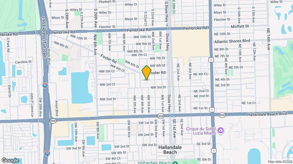 300 NW 3rd Ct Map and Location Details