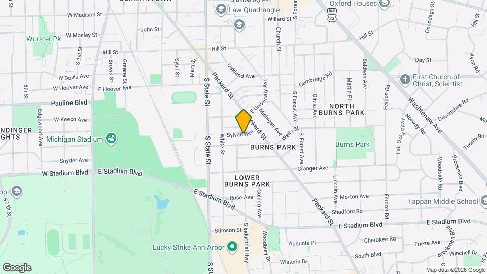 910 Sylvan Ave Map and Location Details