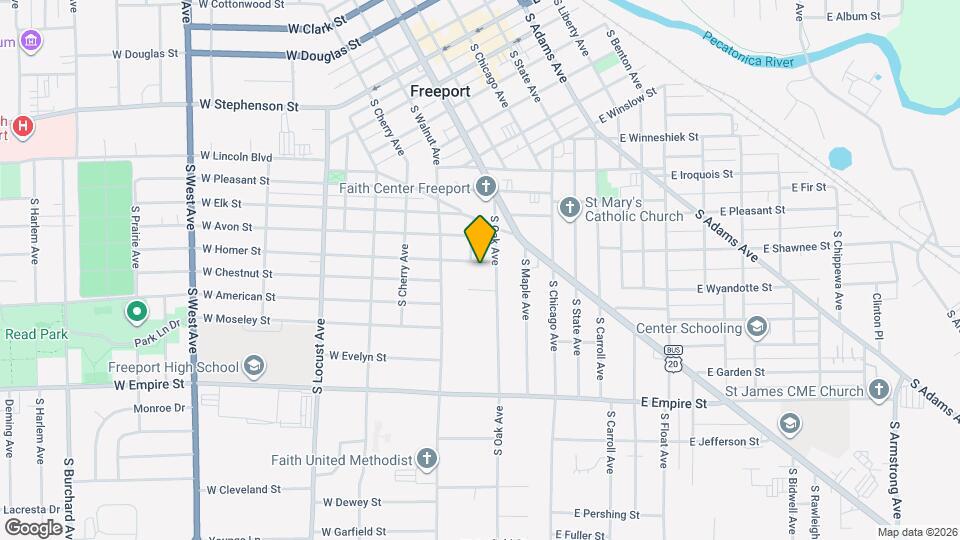 215 W Homer St Map and Location Details