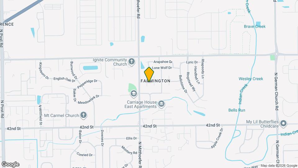 4431 Greenmeadow Ct Map and Location Details