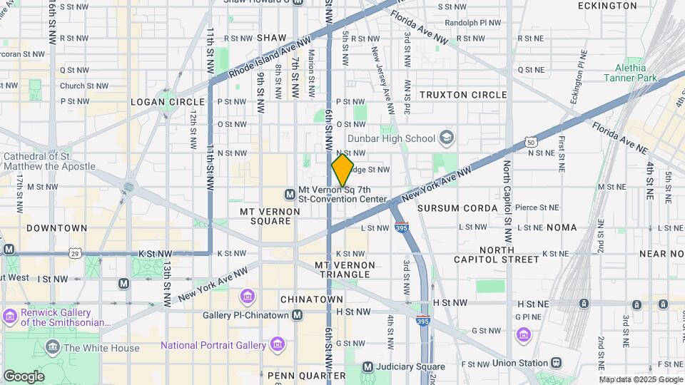 500 M St NW Map and Location Details