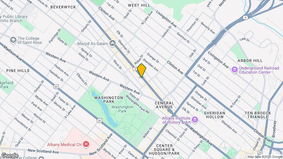 132 Central Ave Map and Location Details