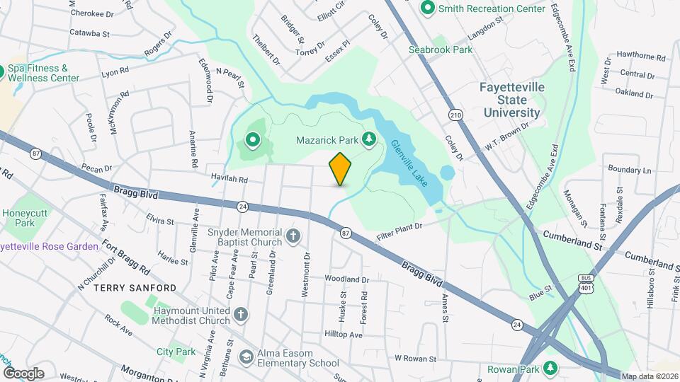 1401 Briarcliff Dr Map and Location Details