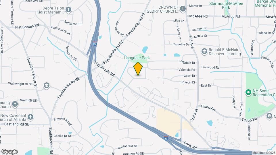 1695 Valencia Rd Map and Location Details