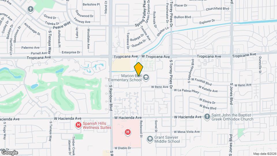 5040 S Rainbow Blvd Map and Location Details