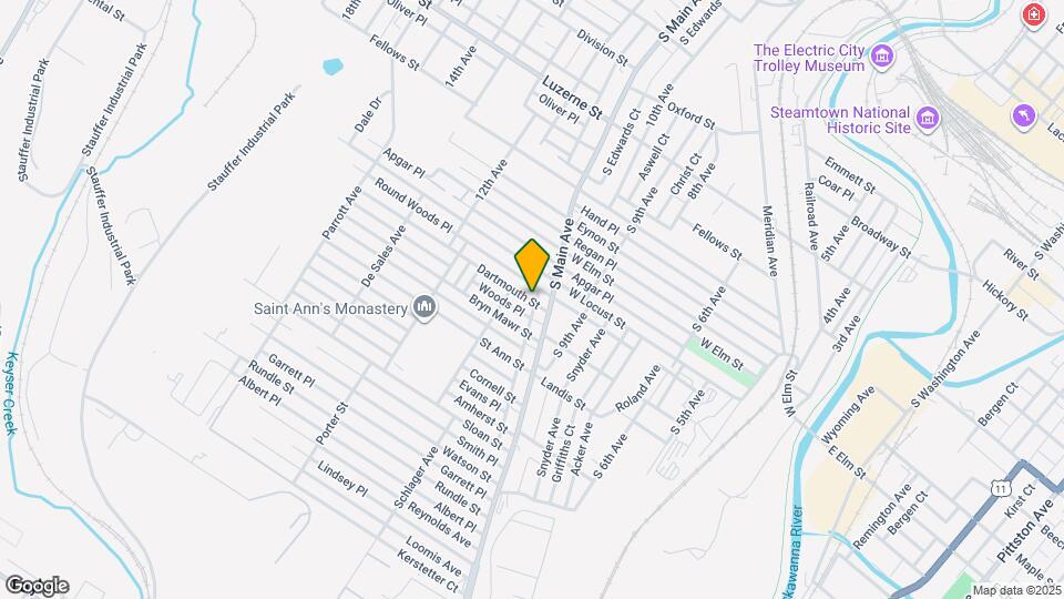 1104 Dartmouth St Map and Location Details