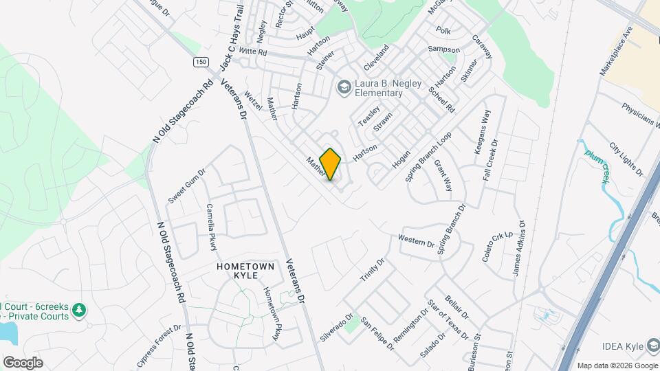 4492 Mather Map and Location Details