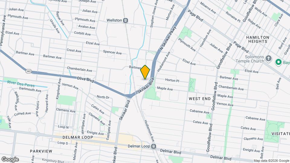 1019 N Skinker Pkwy Map and Location Details