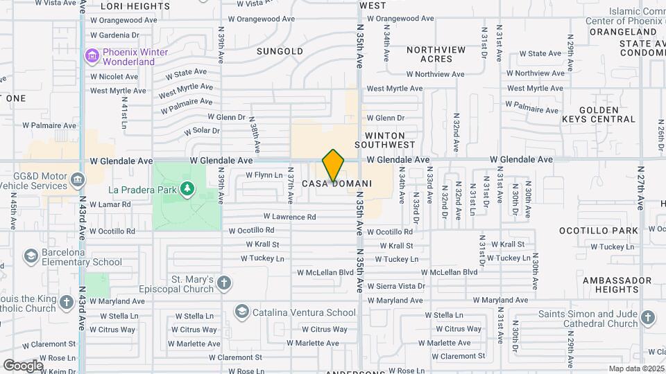 6814 N 35th Ave Map and Location Details