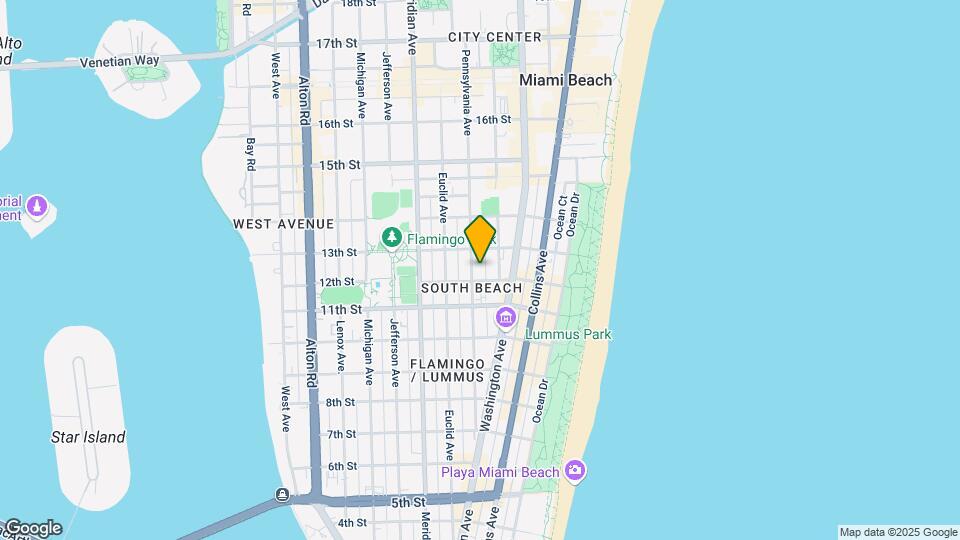 1219 Pennsylvania Avenue Mapa y Detalles de la Ubicación