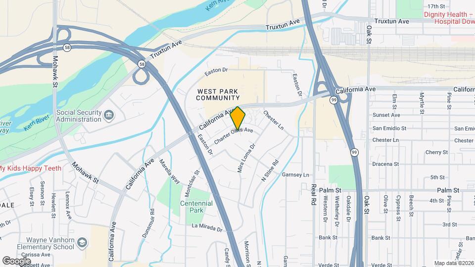 4213 Charter Oaks Ave Map and Location Details