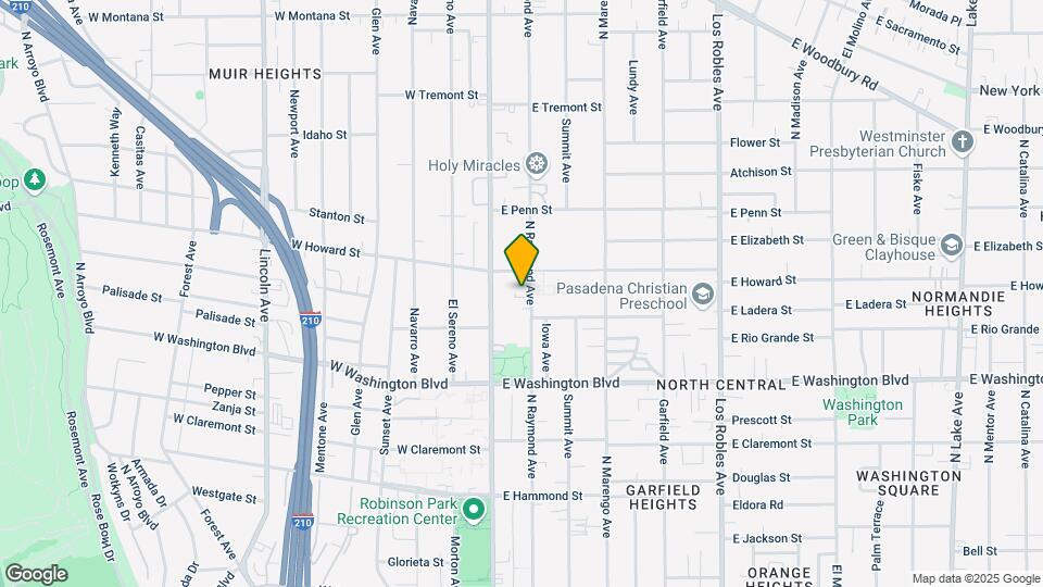 1505 Raymond Ave Map and Location Details
