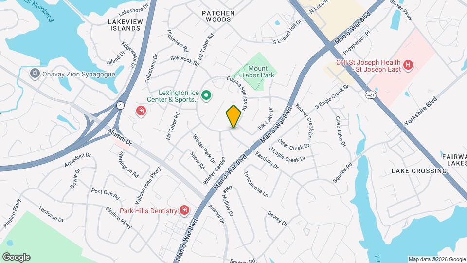 2801 Easthills Dr Map and Location Details