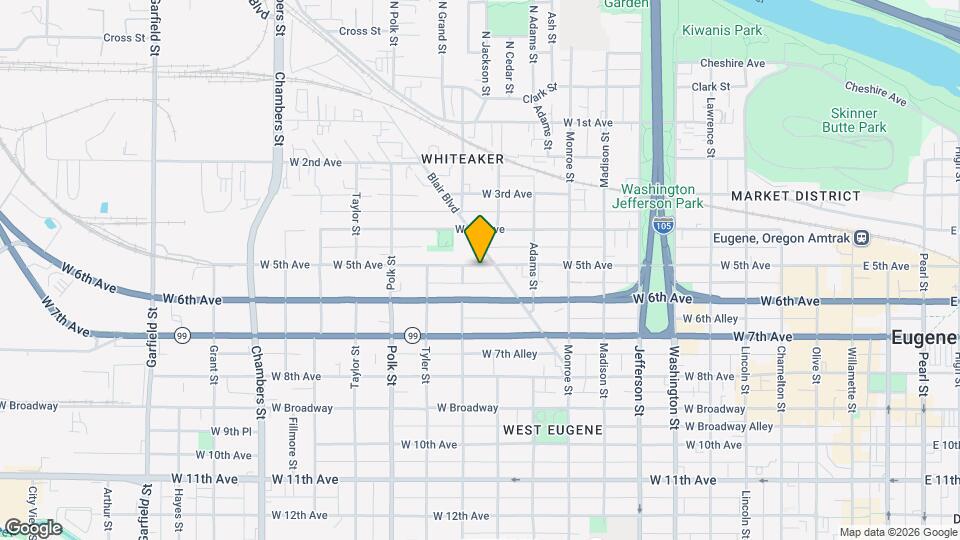 1050 W 5th Ave Mapa y Detalles de la Ubicación