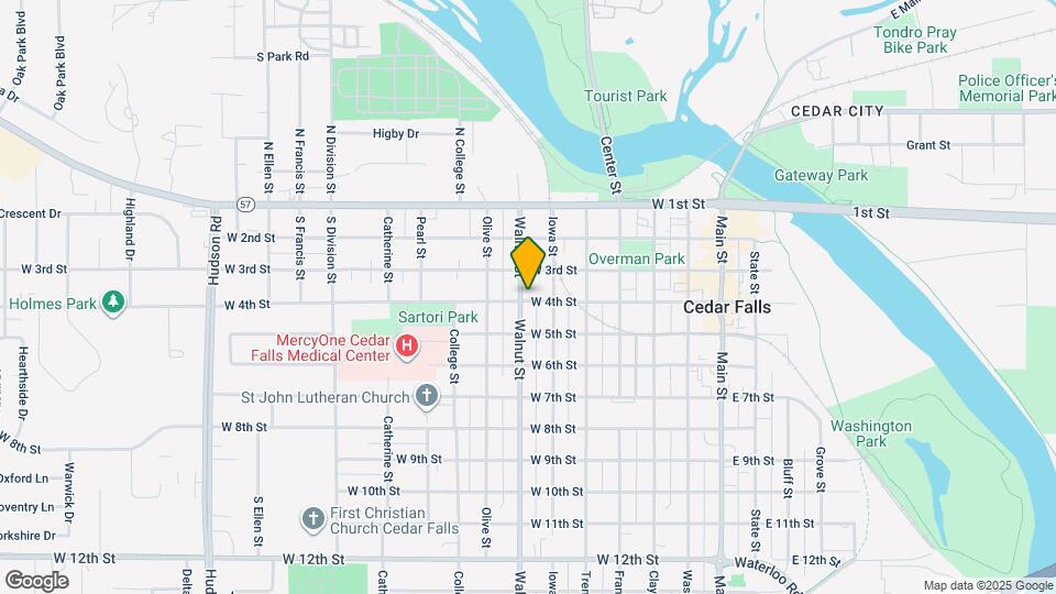 621 W 4th St Map and Location Details