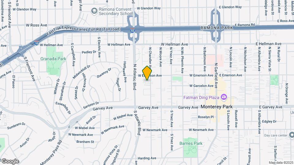 309 N Chandler Ave Map and Location Details