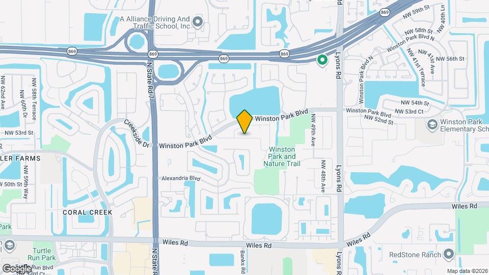 5219 NW 51st Ct Map and Location Details