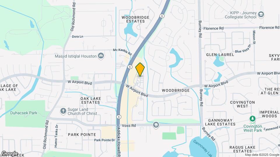 15000 W Airport Blvd Map and Location Details