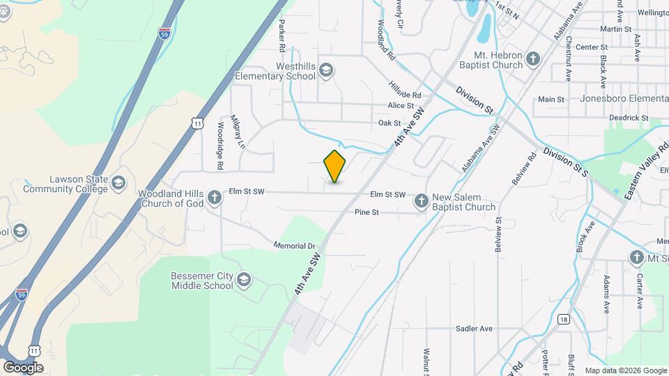 429 Elm St SW Map and Location Details