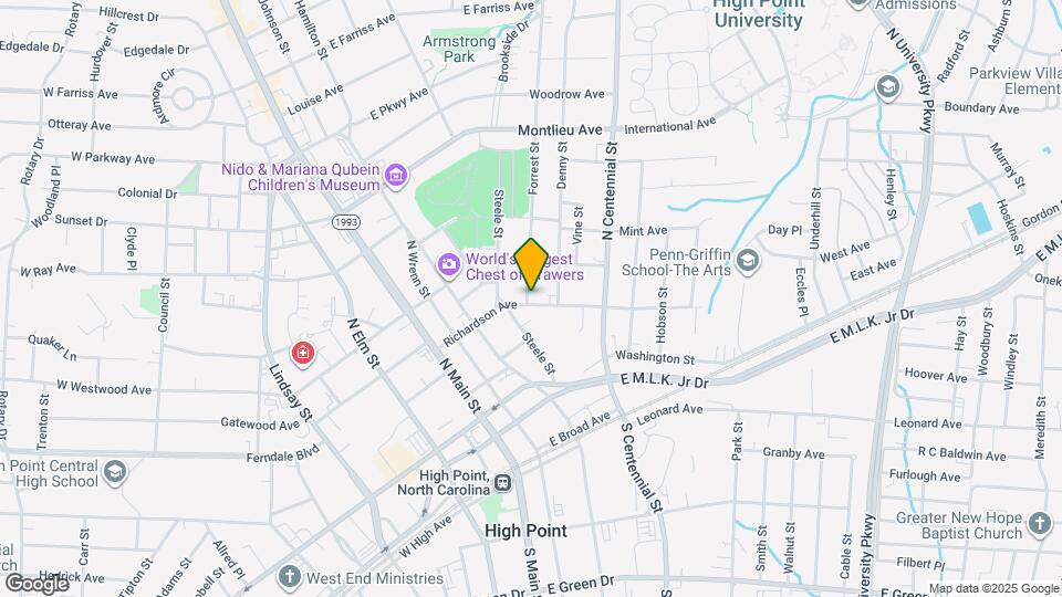 501 Richardson Ave Map and Location Details