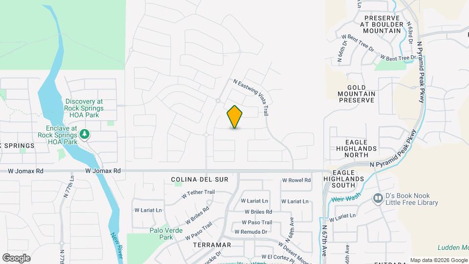 7043 W Maya Way Map and Location Details